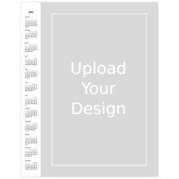 Thumbnail for Poster Calendar, 11x14, Matte Photo Paper with 2022 Calendar Poster: Upload Your Design design 1