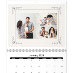 Thumbnail for 11x14, 12 Month Deluxe Photo Calendar with Art Deco design 1