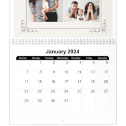 Thumbnail for 8x11, 18 Month Photo Calendar with Art Deco design 4