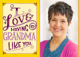 5x7 Greeting Card, Glossy, Blank Envelope with A Grandma Like You design