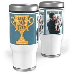 Stainless Steel Tumbler, 14oz with And the Award Goes to Dad design