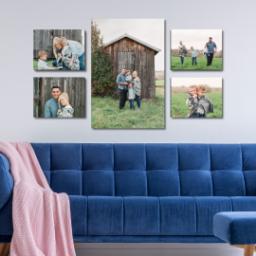 Thumbnail for 5 Piece Multi-Piece Canvas (30" x 52") with Impression Collection: Multi Photo design 4