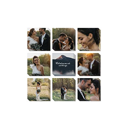 9 Piece Mini Multi-Piece Canvas (19”x 19”) with Fabulous 9 Collection: Collect Moments design