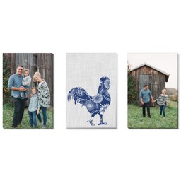 3 Piece Multi-Piece Canvas (24" x 52") with Three Of A Kind: Linen Farm design