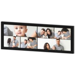 Thumbnail for 12x36 Collage Canvas With Contemporary Frame with Custom Color Collage design 2