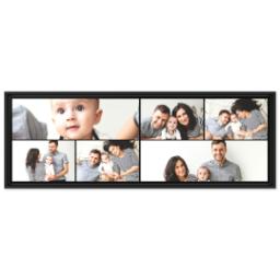 Thumbnail for 12x36 Collage Canvas With Floating Frame with Custom Color Collage design 1