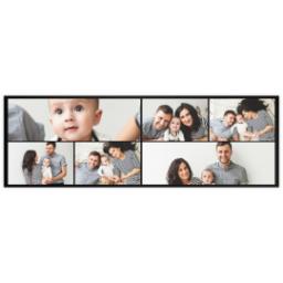 Thumbnail for 12x36 Collage Photo Canvas with Custom Color Collage design 2
