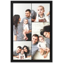 Thumbnail for 20x30 Collage Canvas With Floating Frame with Custom Color Collage design 1