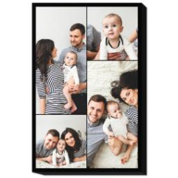 Thumbnail for 20x30 Collage Photo Canvas with Custom Color Collage design 1