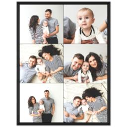 Thumbnail for 30x40 Collage Canvas With Floating Frame with Custom Color Collage design 1