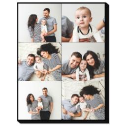 Thumbnail for 30x40 Collage Photo Canvas with Custom Color Collage design 1