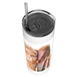 Thumbnail for Personalized Tumbler with Straw with Full Photo design 4