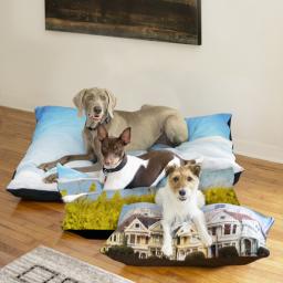 Thumbnail for Pet Bed Plush Fleece 50x40 with Full Photo design 3