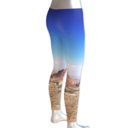 Thumbnail for Photo Leggings - Suede (Women L) with Full Photo design 2