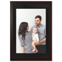 Thumbnail for 20x30 Photo Matte Print with 24x36 1.5" Brown Wood Frame with Full Photo design 1