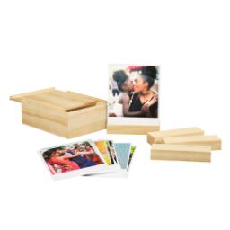 Thumbnail for Retro Prints With Wooden Box (set of 25) with Full Photo design 1
