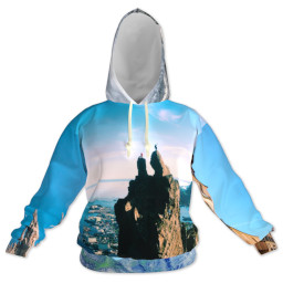 Thumbnail for Mens Pull Over Hoodie (XLarge) with Full Photo design 1