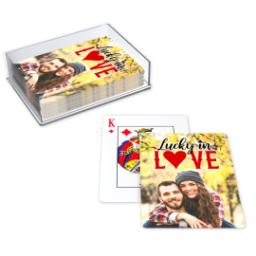 Thumbnail for Photo Playing Cards with Lucky in Love design 2
