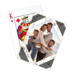 Thumbnail for Photo Playing Cards with Modern Marble design 1