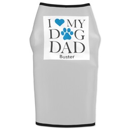 Dog T-Shirt Small with Dog Dad design