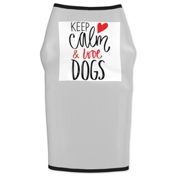 Dog T-Shirt Small with Keep Calm design