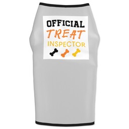 Dog T-Shirt Small with Treat Inspector design