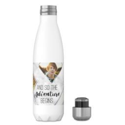 Thumbnail for 17oz Slim Water Bottle with Marble Adventure design 4