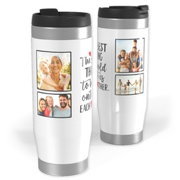 14oz Personalized Travel Tumbler with Each Other Hearts design