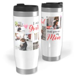 Thumbnail for 14oz Personalized Travel Tumbler with Grateful Mom design 1