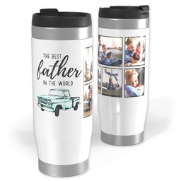 14oz Personalized Travel Tumbler with Best Father design