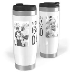Thumbnail for 14oz Personalized Travel Tumbler with World's Best Dad design 1