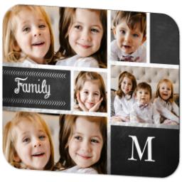Thumbnail for Photo Mouse Pad with Family Chalkboard design 2