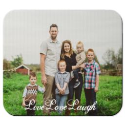 Thumbnail for Photo Mouse Pad with Live Love Laugh design 1