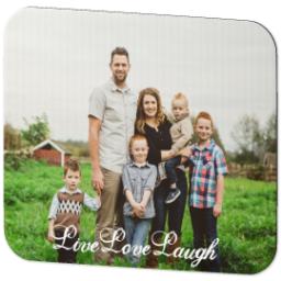 Thumbnail for Photo Mouse Pad with Live Love Laugh design 2