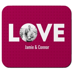 Picture Mouse Pads with Love Cutout design