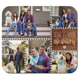 Thumbnail for Picture Mouse Pads with Heart and Home design 1