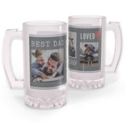 Thumbnail for Personalized Beer Stein with Loved Hero design 1