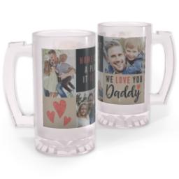 Thumbnail for Personalized Beer Stein with We Love You Dad design 1