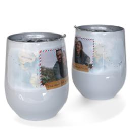 Thumbnail for Personalized Wine Tumbler with You Mean The World To Me design 1