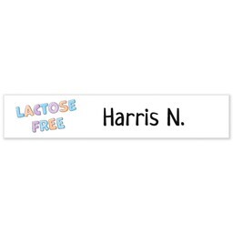 All-Purpose Labels, Small - Set of 72 with Lactose Free design