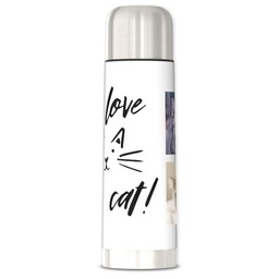25oz Photo Thermos with Big Cat Love design