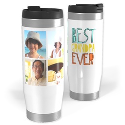 14oz Personalized Travel Tumbler with Best Grandpa design