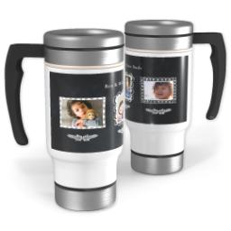 Thumbnail for 14oz Stainless Steel Travel Photo Mug with Chalkboard design 1