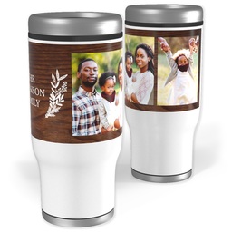 Stainless Steel Tumbler, 14oz with Family Matters design