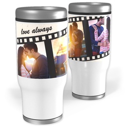 Stainless Steel Tumbler, 14oz with Filmstrip design
