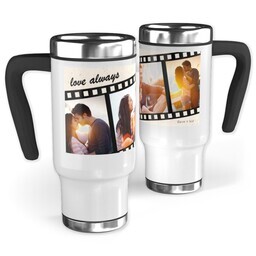 14oz Stainless Steel Travel Photo Mug with Filmstrip design