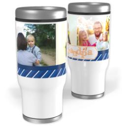 Thumbnail for Stainless Steel Tumbler, 14oz with Number 1 Grandpa design 1