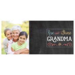 Thumbnail for 14oz Stainless Steel Travel Photo Mug with Rise and Shine Grandma design 2